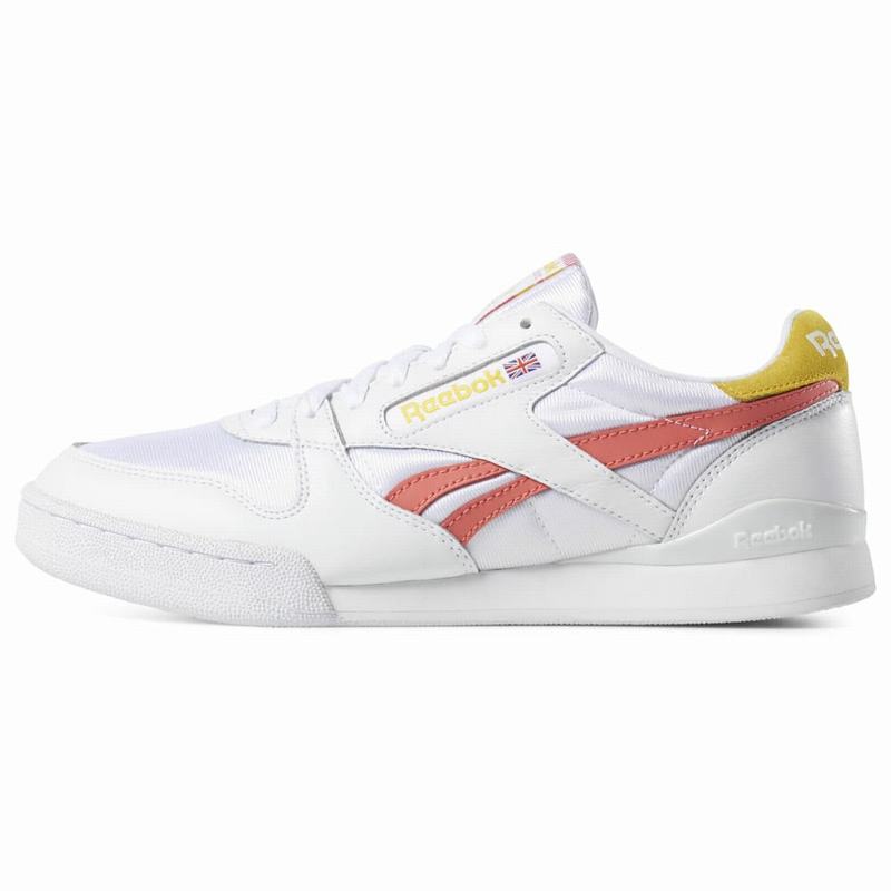 Reebok Phase 1 Pro Tenisky Panske - Biele/Žlté/Ruzove YG5983XO